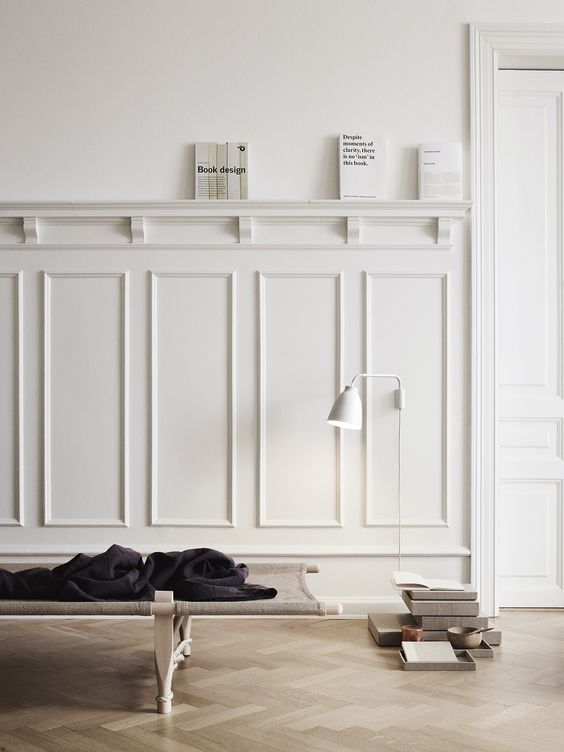 White Wall Panels That Add Architectural Detail