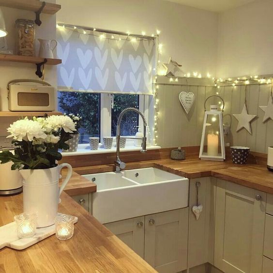 Layer Lights Above Cabinets and Around Windows