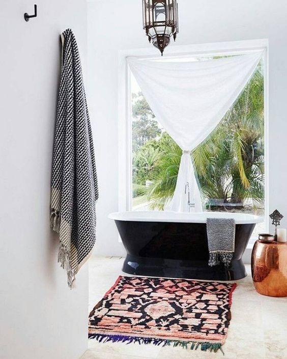 Warm Up Your Floor with a Textured Moroccan Rug