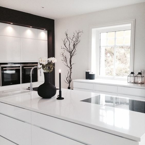 Tall Bare Branches Add Sculptural Drama To A Corner