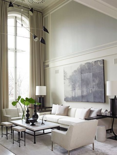 Tall Floor Lamps That Frame Your Seating Area