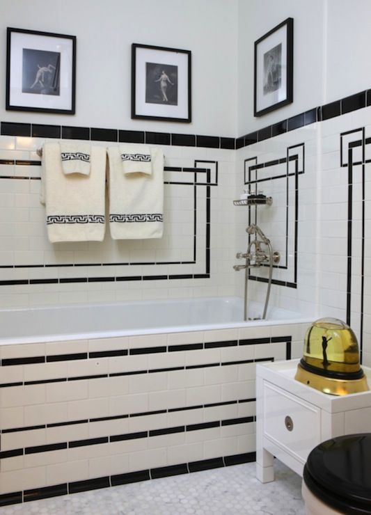 Framed Art Adds Personality Above the Tub