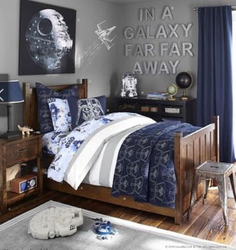 Wall Letters That Create a Galactic Backdrop