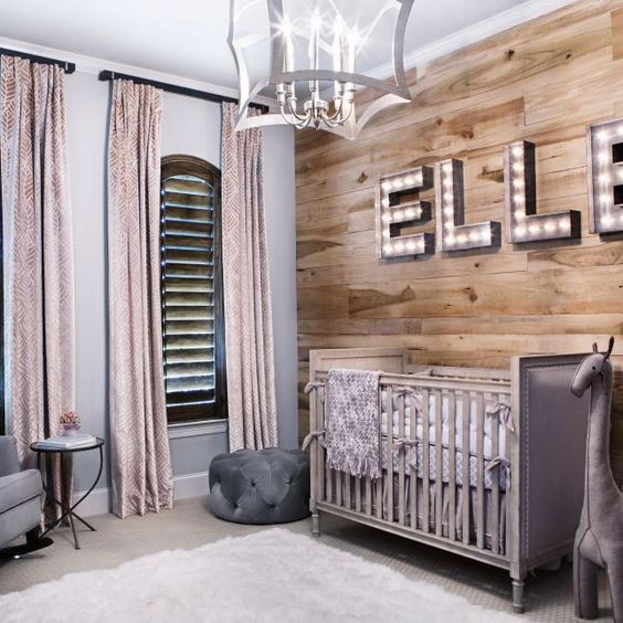 Personalize Your Nursery Wall with Lighted Marquee Letters
