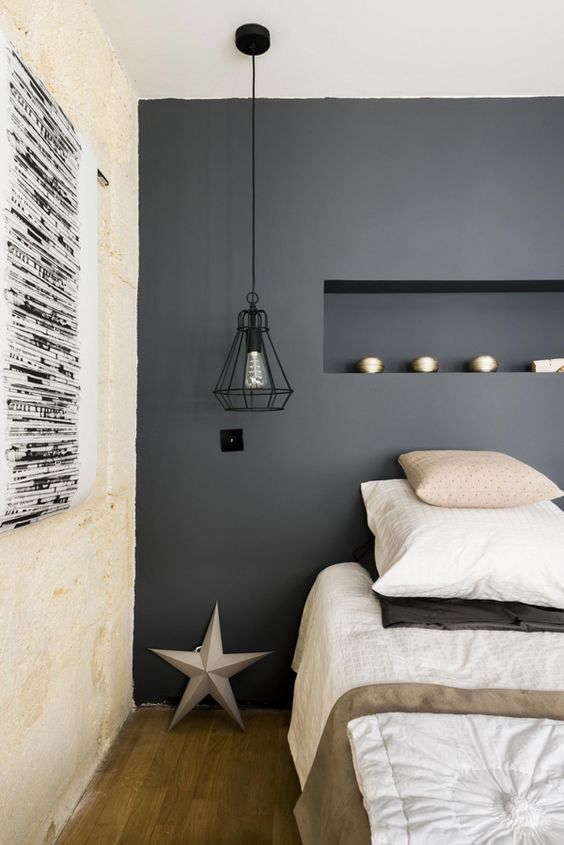 Recessed Shelf for Displaying Small Round Decor