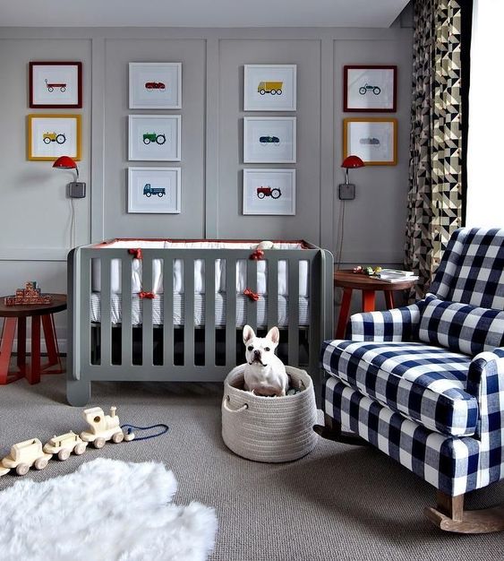 Personalize Above the Crib with Framed Vehicle Art