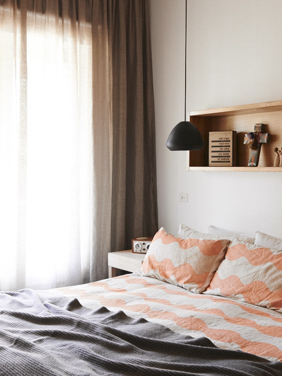 Personalize Your Bedside with a Wooden Niche