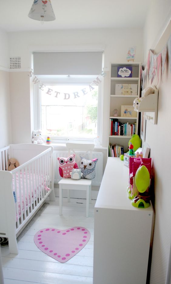 Place a Heart-Shaped Pink Rug for a Soft Landing