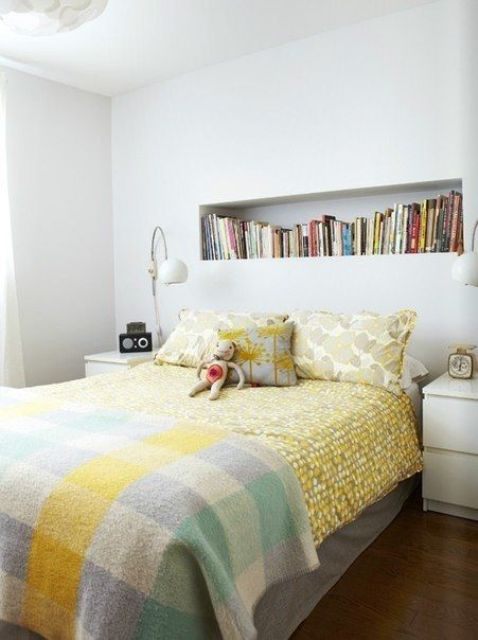 Keep Books Accessible with a Long, Shallow Niche