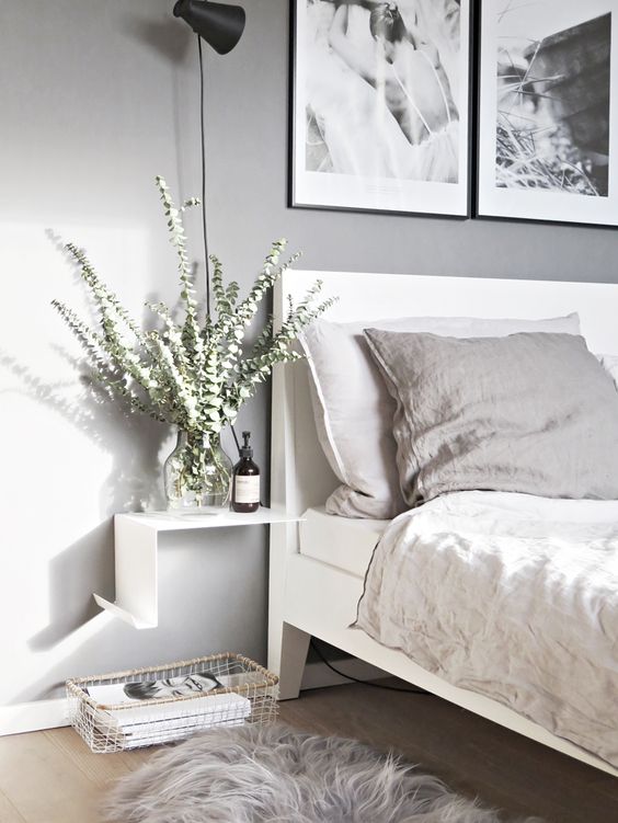 Keep Tablets Handy in a White Ledge Shelf's Magazine Slot