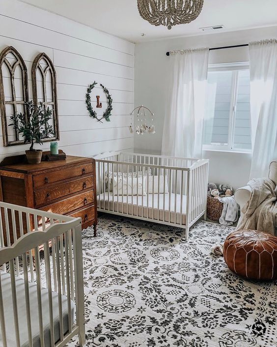Arched Windowpane Decor Frames a Potted Plant