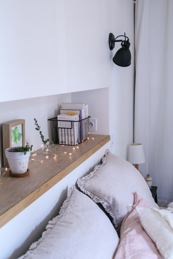 Wire Basket for Bedside Book Storage