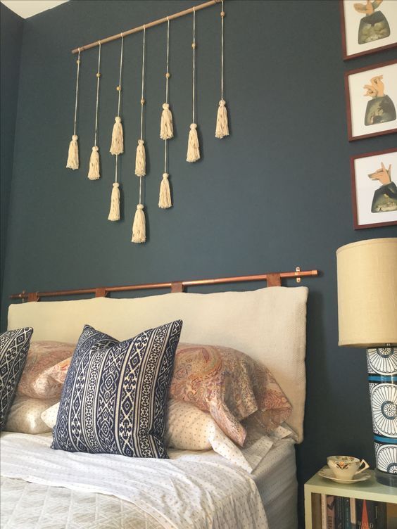 Wooden Dowel with Tassel Garland Adds Boho Charm