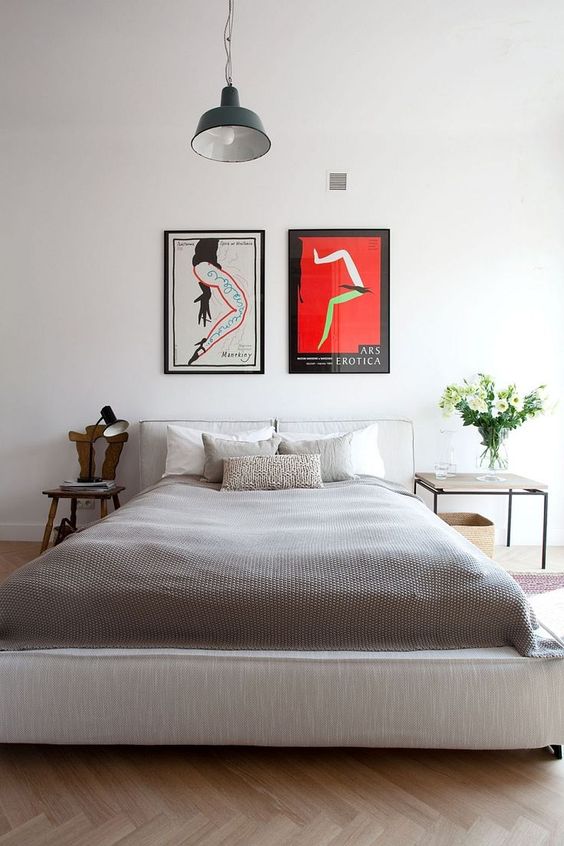 Graphic Posters Add Bold Art Above Your Bed