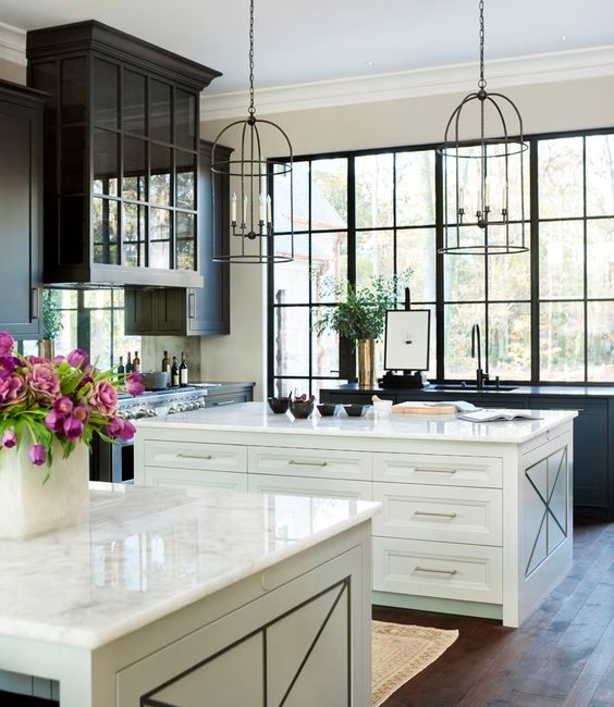 Lantern Pendant Lights With Open Cages Add Architectural Interest