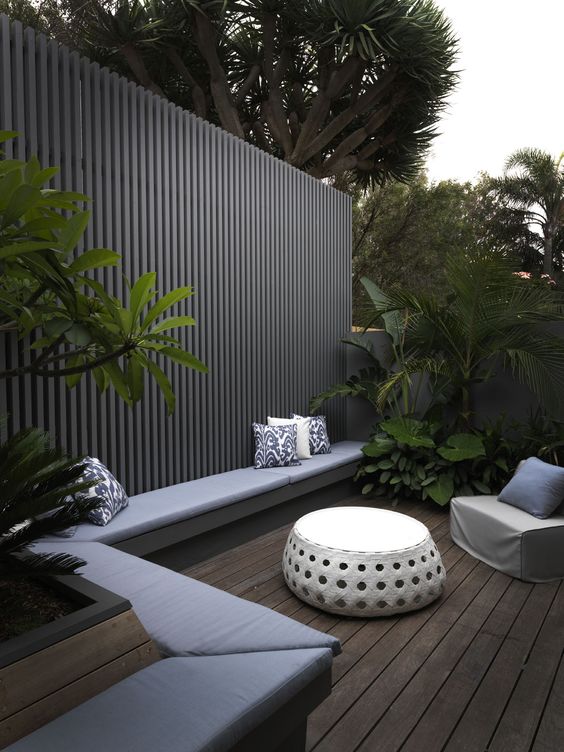 Wrap Your Patio with Built-in Bench Seating