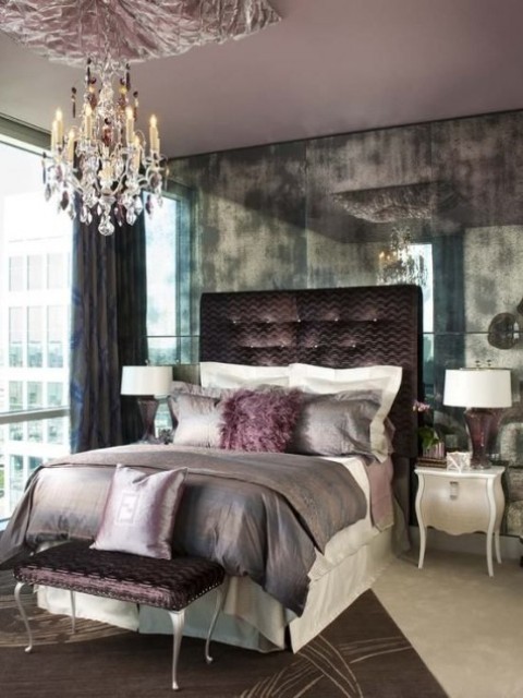 Textured Mirror Walls for Depth and Glamour
