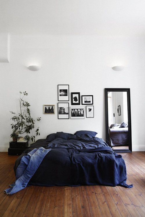 Gallery Wall of Black and White Prints Adds Personal Style