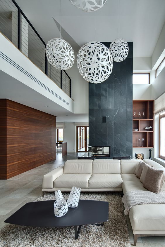 Draw the Eye Upward with Sculptural Pendant Lights