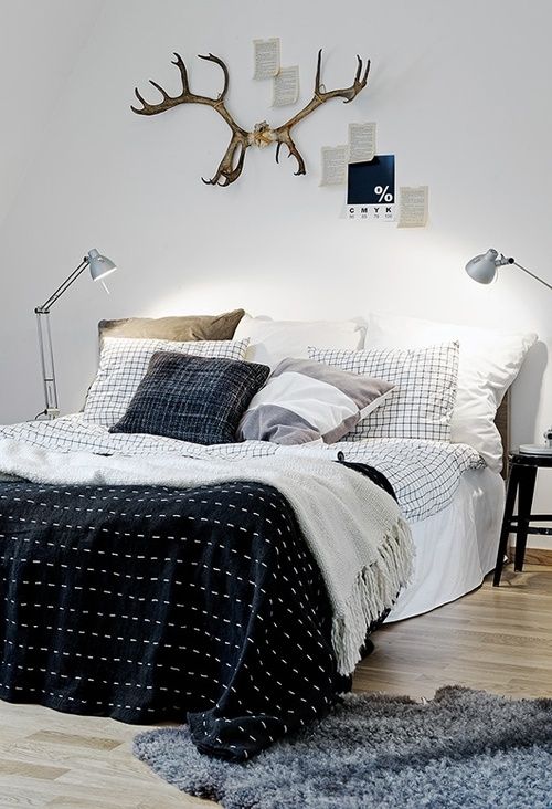 Mount Antlers for a Rustic, Natural Focal Point
