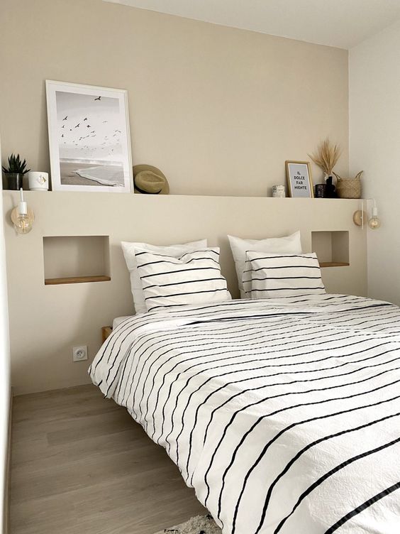 Incorporate Small Wooden Ledges for Personal Touches