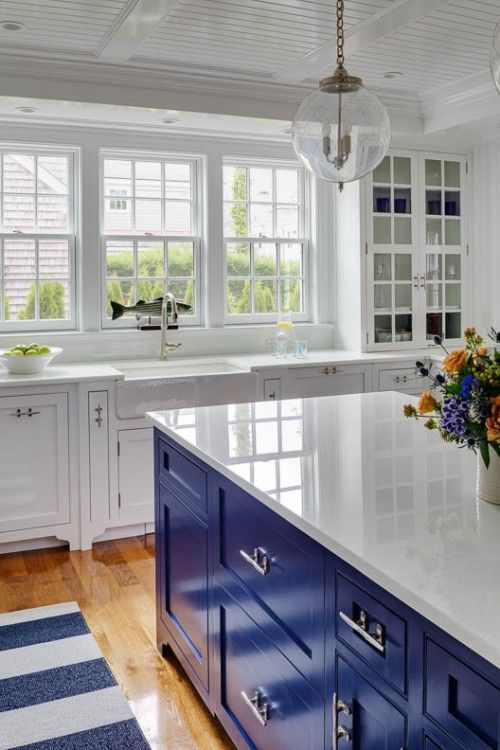 Fish Faucet Adds Whimsical Nautical Touch to Farmhouse Sink