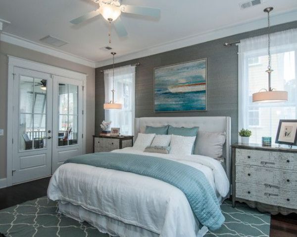 Drum Pendants Soften Nightstand Ambiance