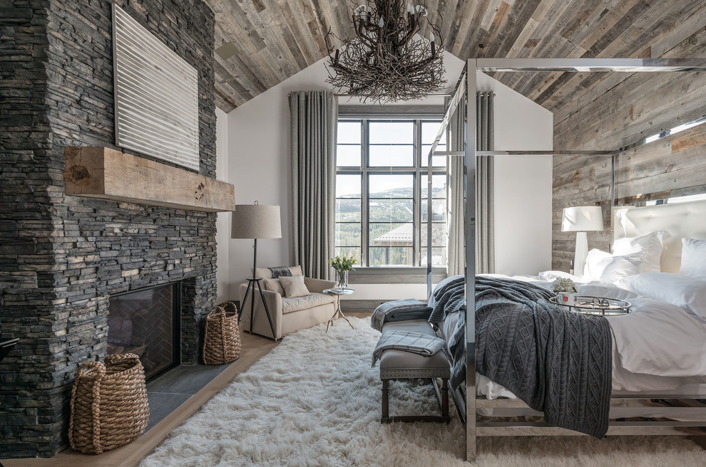 Woven Baskets That Bring Natural Texture to Fireplace Hearth