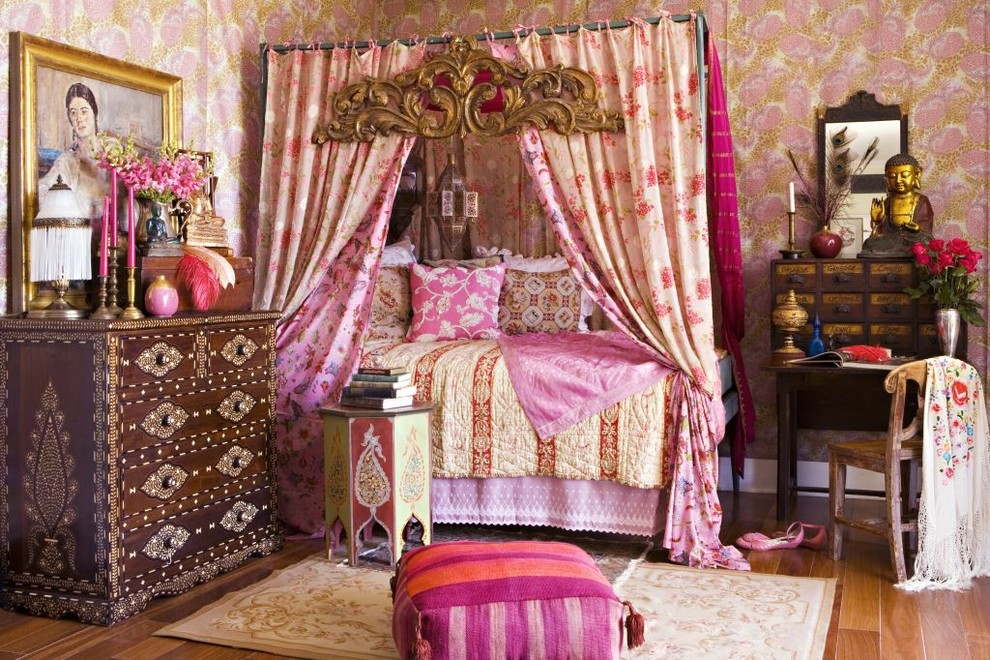 Ornate Inlay Dresser Adds Global Charm and Storage