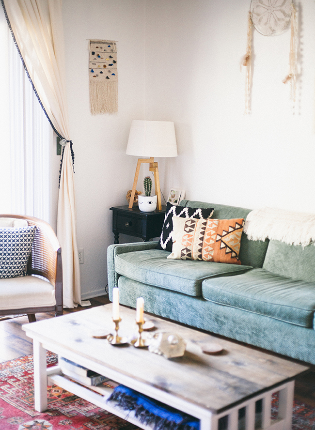 Layered Texture with Textile Wall Hangings