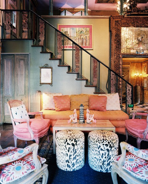 Patterned Poufs That Add Playful Seating