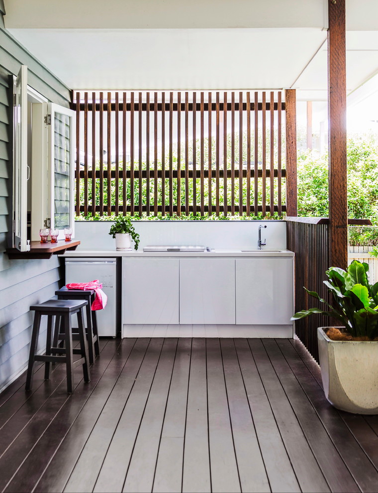 Vertical Wood Slats Add Privacy and Texture to Outdoor Spaces
