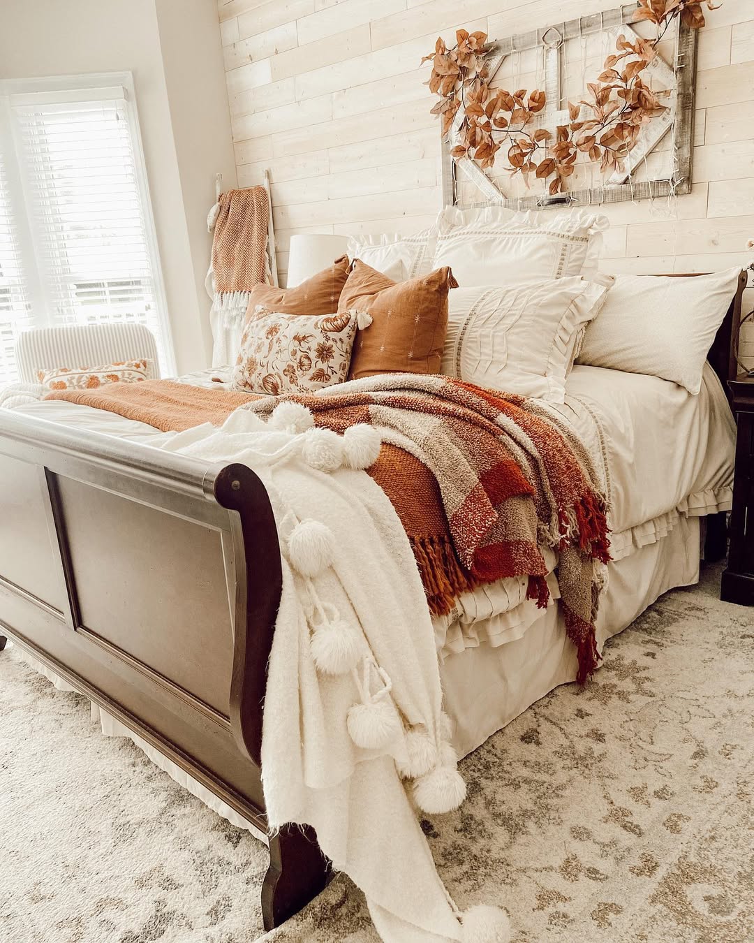 Layer Textured Throws on Your Bed for Cozy Warmth