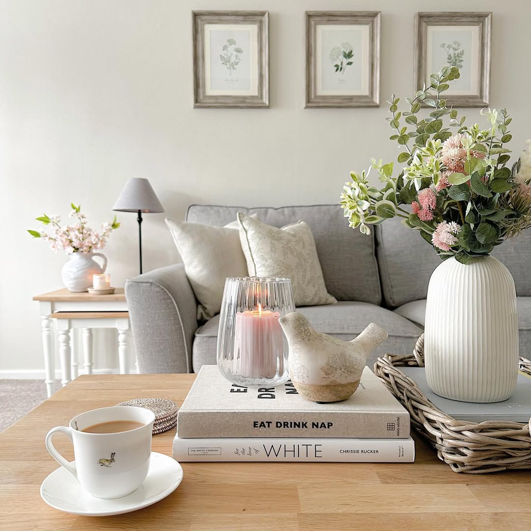 Stack Books to Add Height for Coffee Table Decor