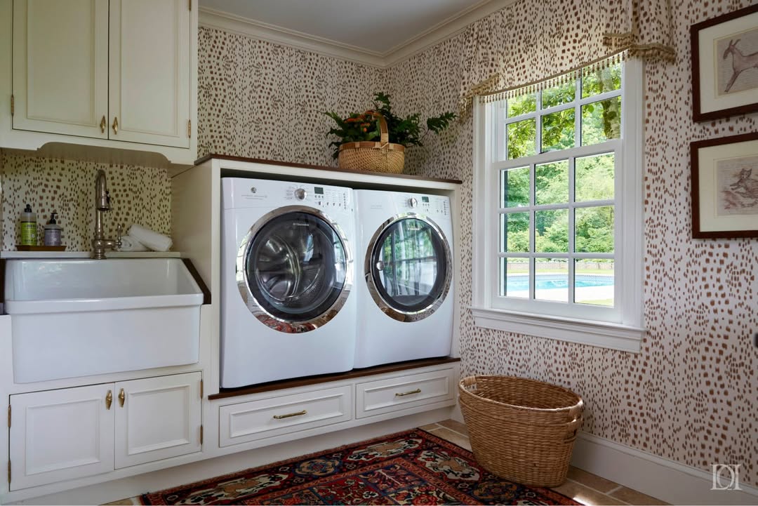 Playful Personality with Animal Print Wallpaper