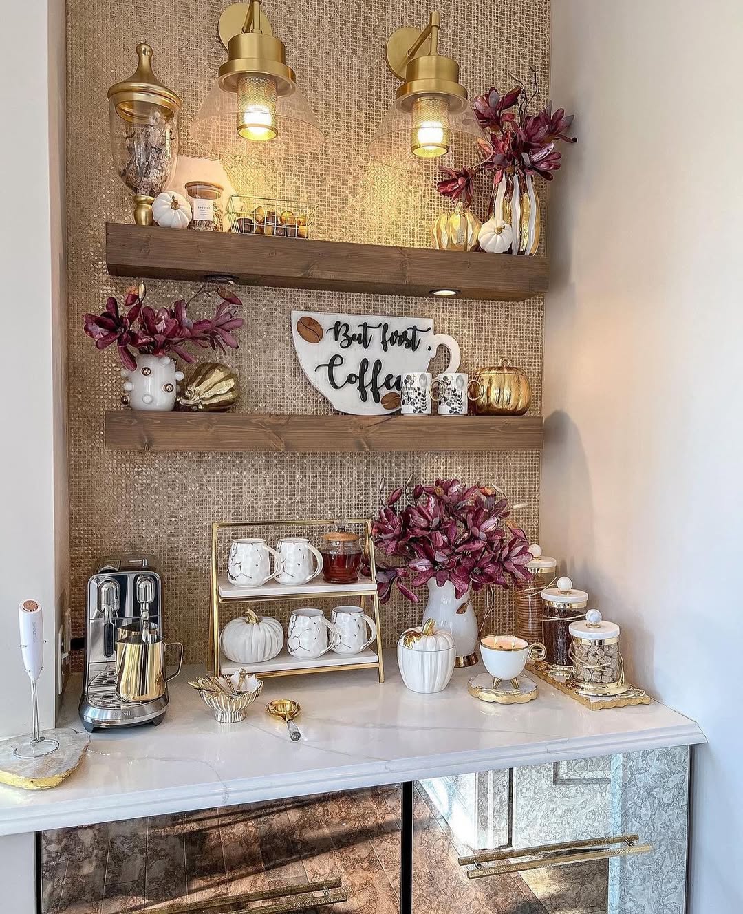 Tiered Stand for Mugs and Seasonal Decor