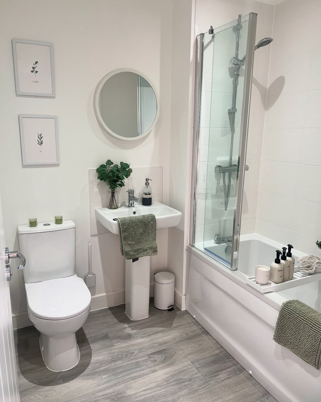Frame Botanical Prints Above the Toilet
