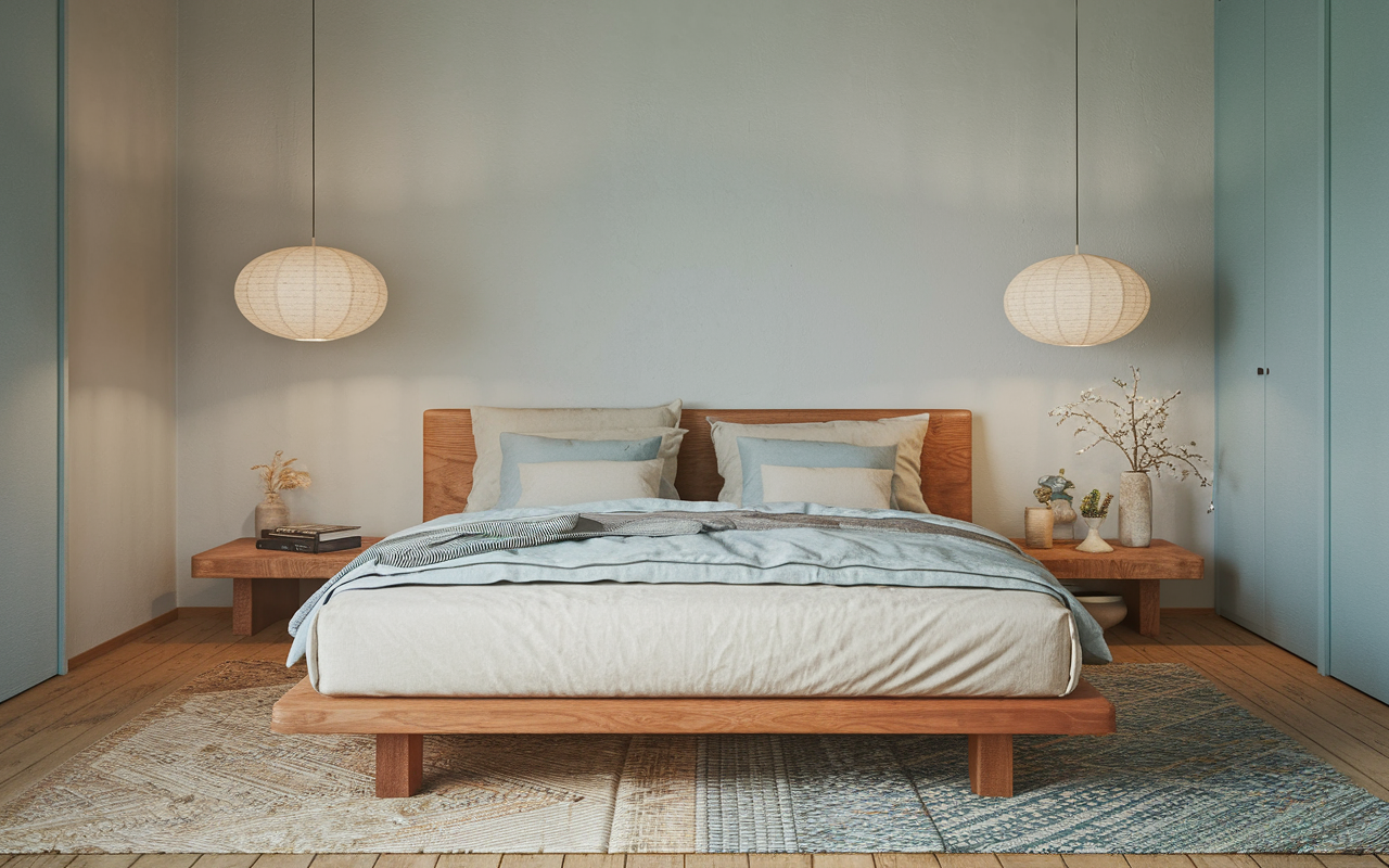 Wooden Platform Bed Frames That Create a Grounded Look