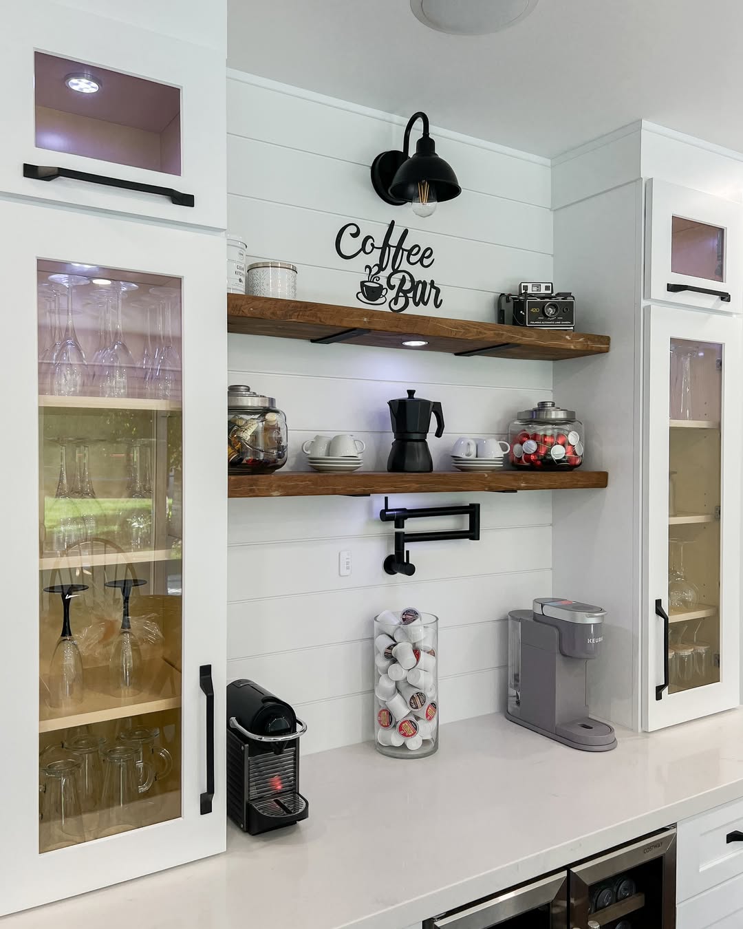 Glass Jars for Storing Coffee Pods and Treats