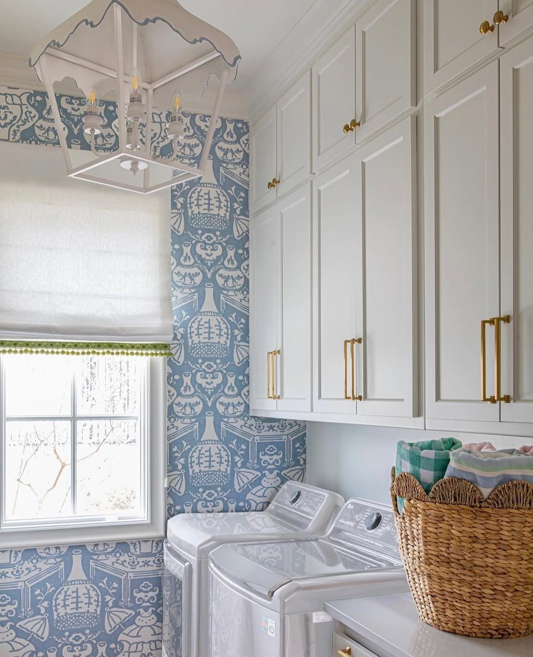 Classic Pattern with Blue and White Chinoiserie
