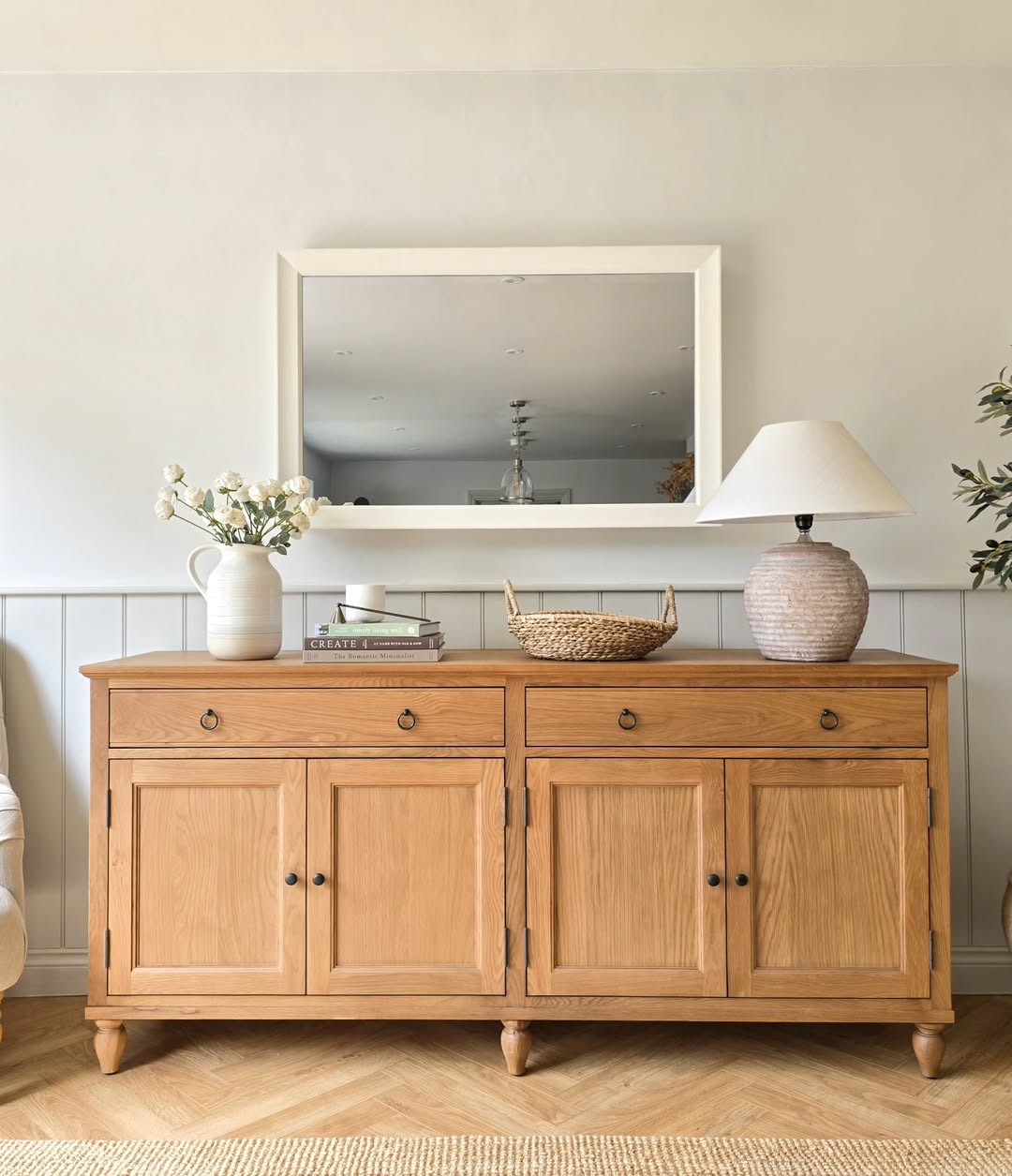 Brighten Your Space with a White Mirror