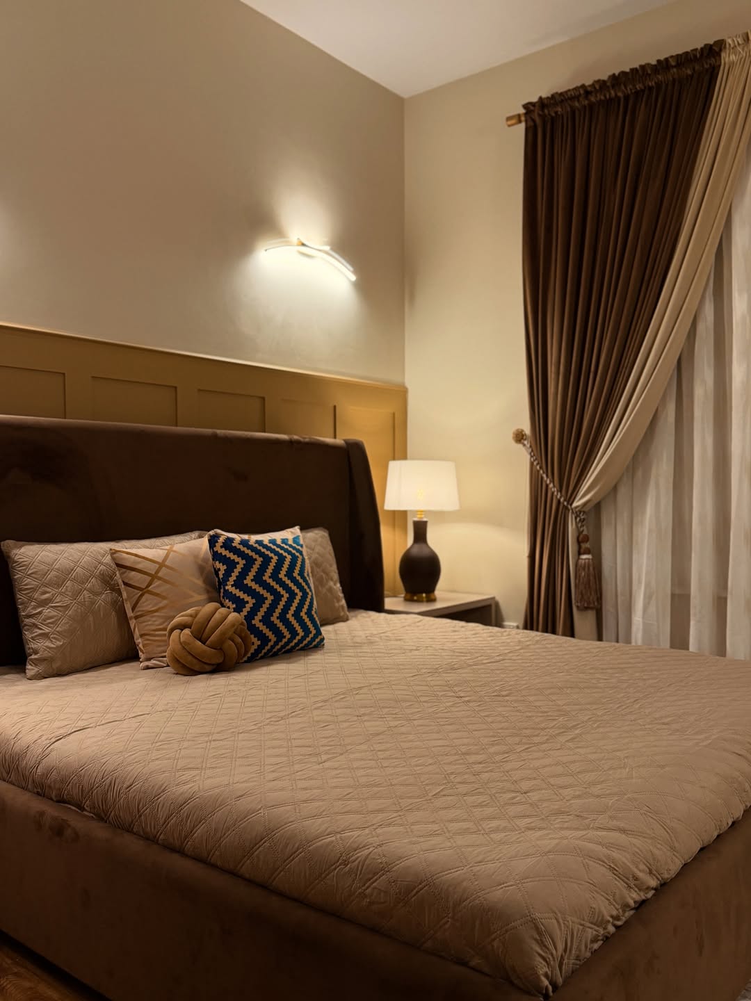 Incorporate a Knot Pillow for a Tactile Accent