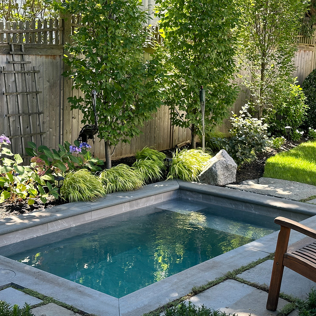 Incorporate Stone Planters for a Grounded Feel