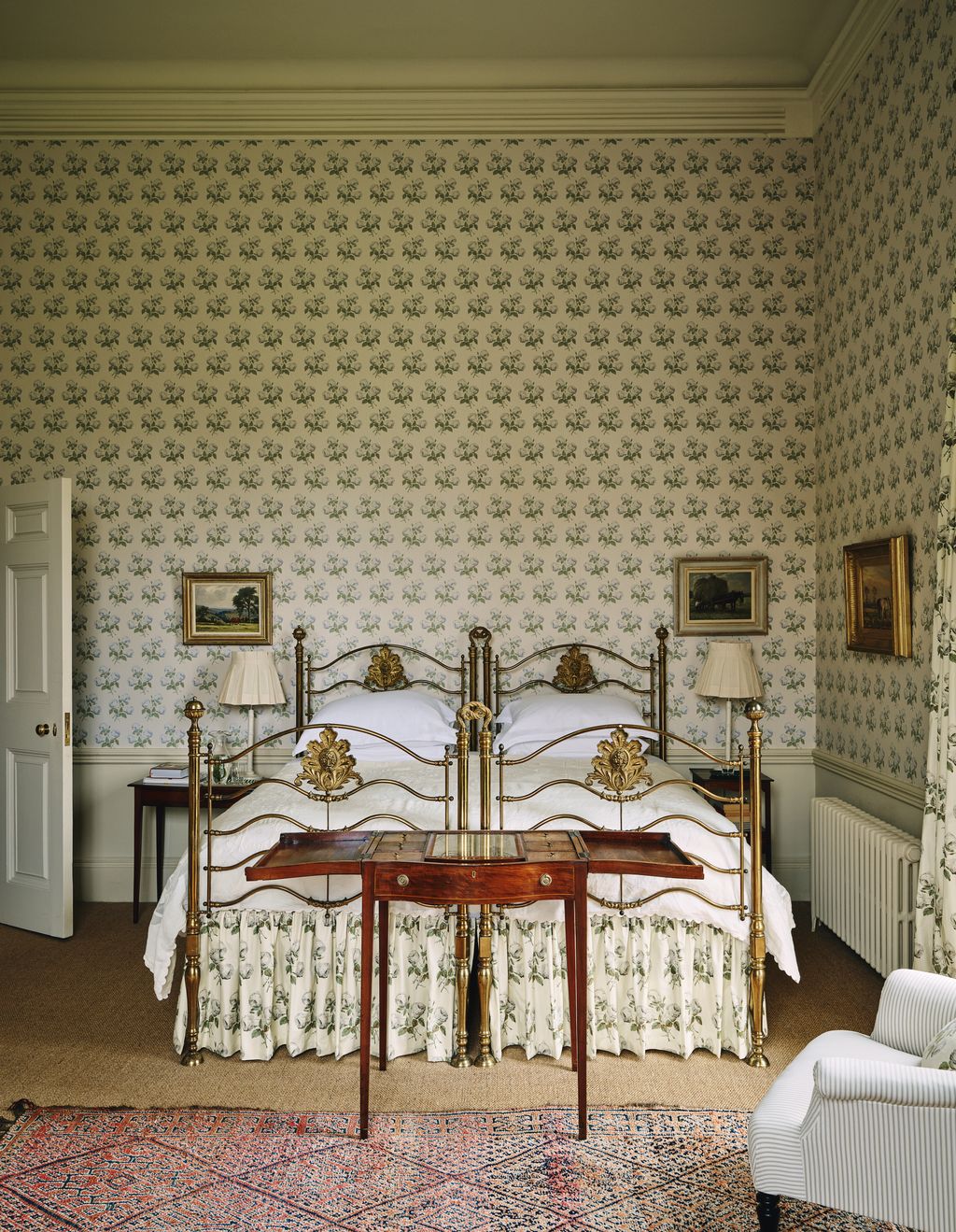 Unify Your Look With a Floral Bed Skirt
