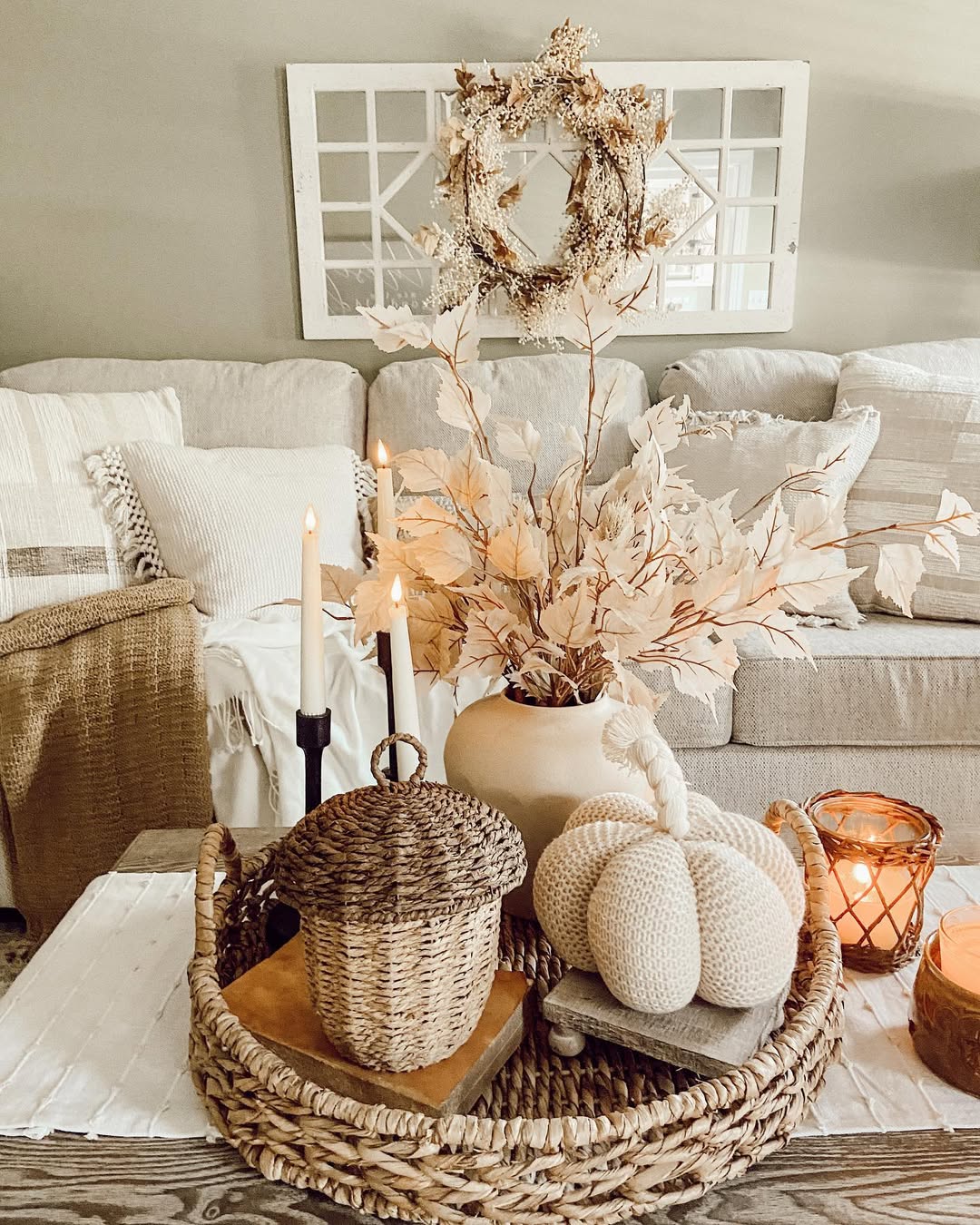 Woven Acorn Container Adds Whimsical Fall Texture