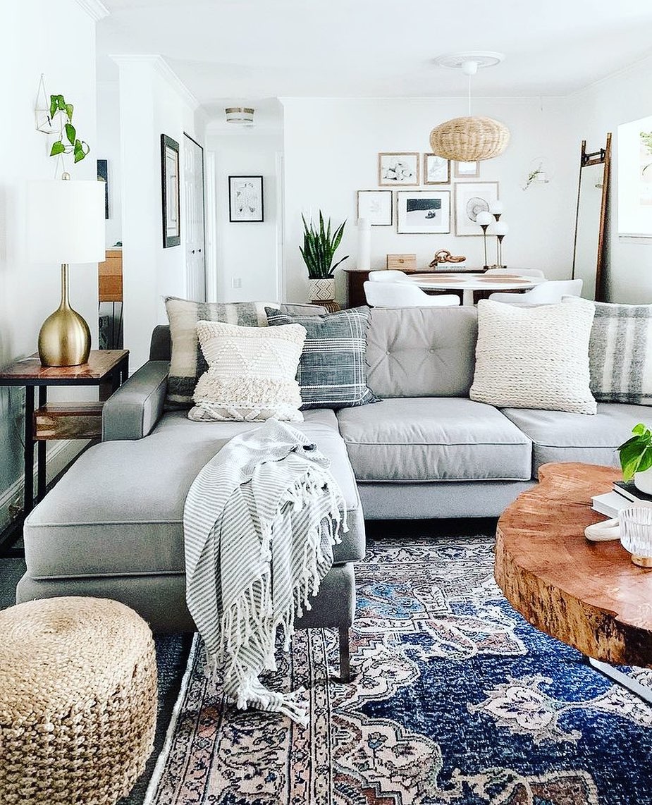 Striped Throw With Tassels Adds Casual Texture