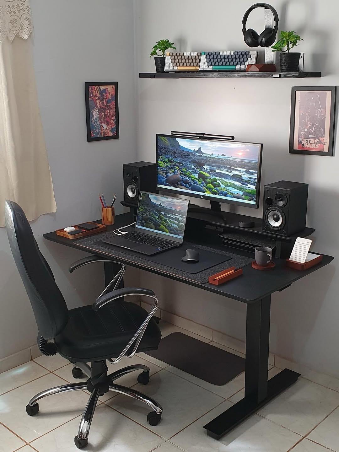 Wooden Desk Tray for Containing Small Accessories