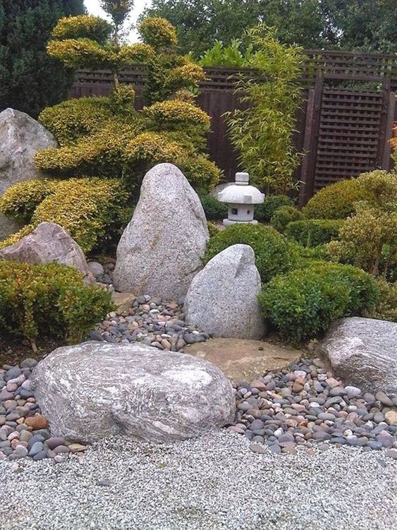 Grouped Boulders for Naturalistic Garden Focal Points