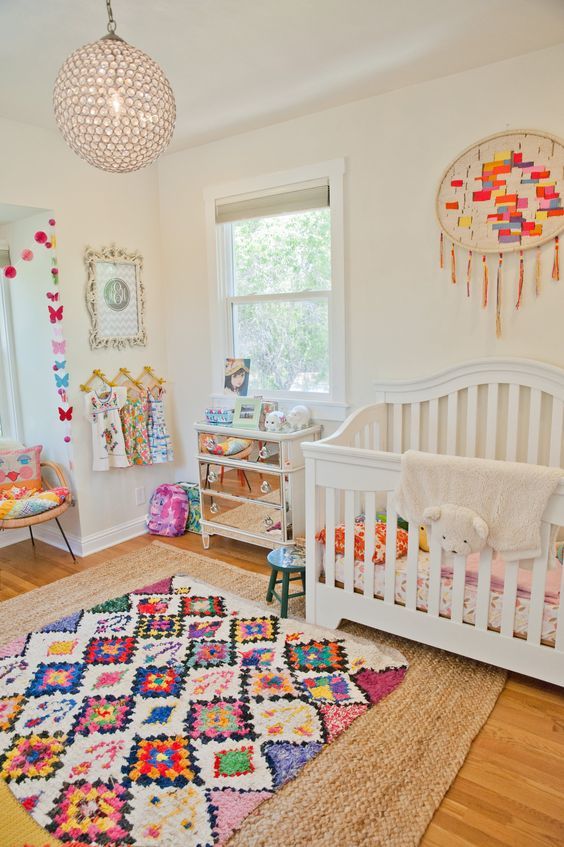 Hanging Rack Displays Little Dresses Like Tiny Art