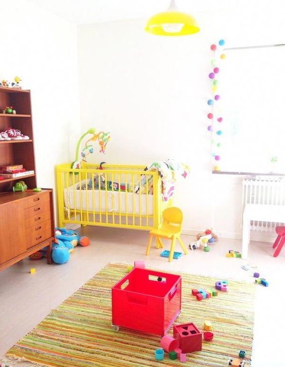 Bright Red Bin Makes Toy Tidy-Up Easy